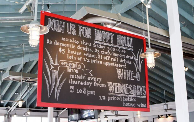 Happy Hour Menu The Point Crab House and Grill